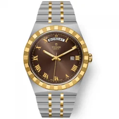 Tudor Royal acero y oro  esfera chocolate 41 mm