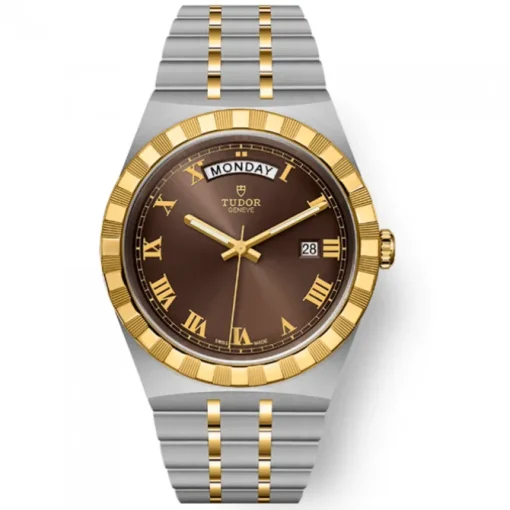 Tudor Royal acero y oro  esfera chocolate 41 mm