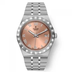Tudor Royal 38mm esfera salmón acero
